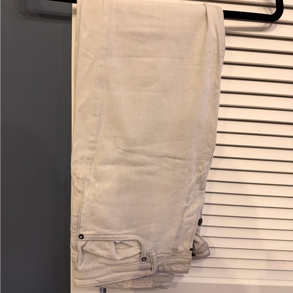 All Saints Light Gray Denim Jeans